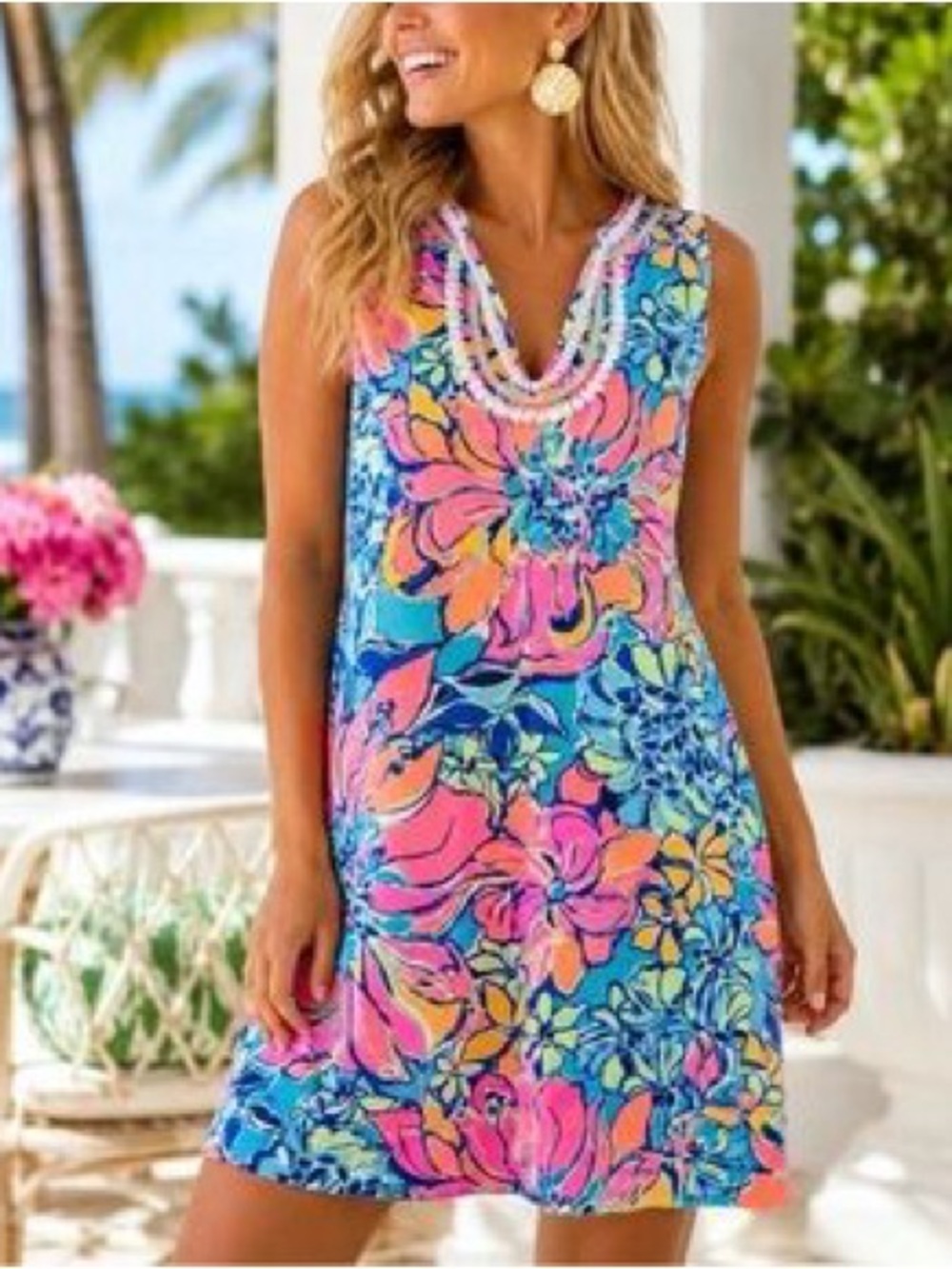 Lilly Pulitzer Harper Shift Dress | Size L | Floral | Style 25993